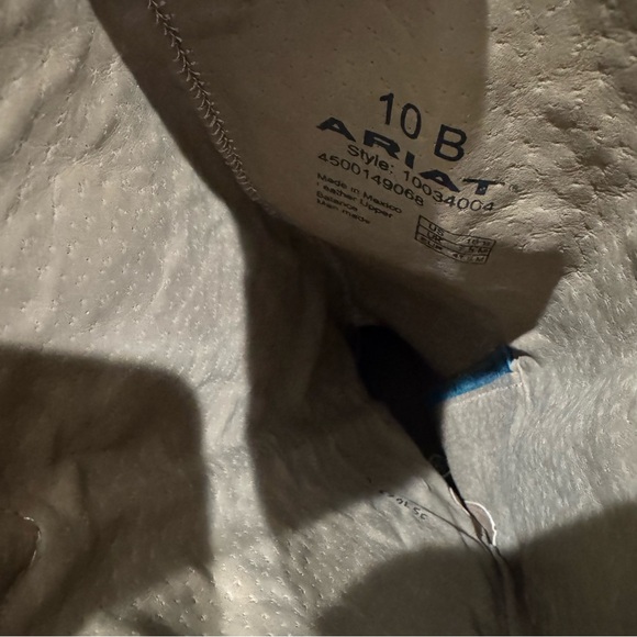 Ariat Casanova Western Leather Cowboy Boots in Blue - Picture 15 of 16